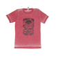 "First In First Out" Tee (Red Acid Wash)